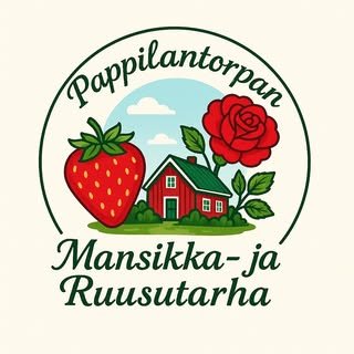 Pappilantorpan ruusutarha ja mansikkamaa